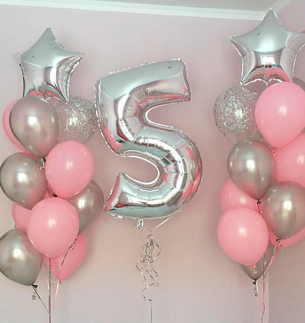 шары на день рождения девочке 5 лет